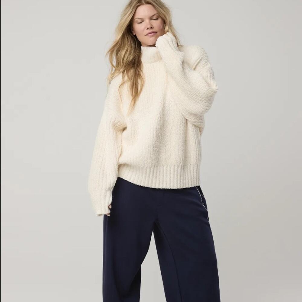 Offline by Aerie Oversized Cozy Cream Sweater